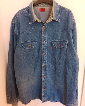 Vintage Camicia in denim tgL blu red tab Levi’s