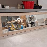 Specchio 205x60 cm con LED luce calda
