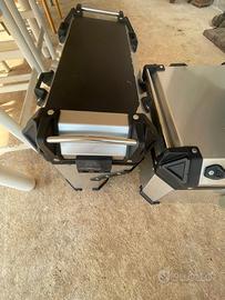Tris valigie originali Alluminio Benelli TRK702