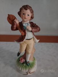 Fanciullino violinista in Ceramica 