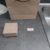 Collana FOGI Argento con Croce e Zirconi