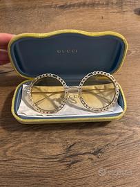 Occhiali da sole gucci GG1113S round chain