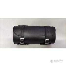 barilotto grande texas in pelle per moto custom