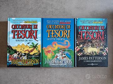 3 Libri Cacciatori di Tesori James Patterson