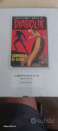 cartolina Diabolik serie limitata rara