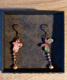 Orecchini farfalla/fungo