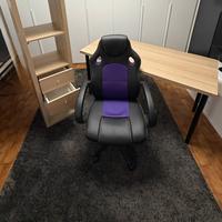 Sedia da ufficio, libreria, scrivania regolabile