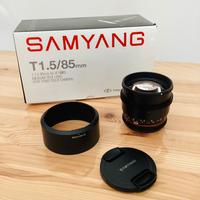 Samyang Obiettivo 85 mm t 1,5 Video