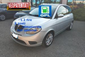 LANCIA YPSILON 1.2 fire NEOPATENTATI GPL 5 posti