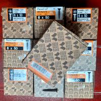 Lotto 10 scatole Viti per legno Mustad 6x50