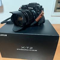Fujifilm -xt2 con obiettivo 18-55 coma da foto