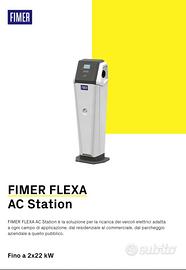 Colonnina  elettrica FIMER flexa AC station FN 22