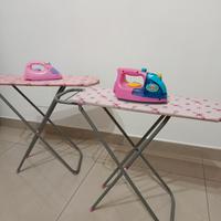 Asse da stiro più ferri da stiro bambini due pezzi