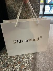 Sacchetto carta shopping bag Kids Around