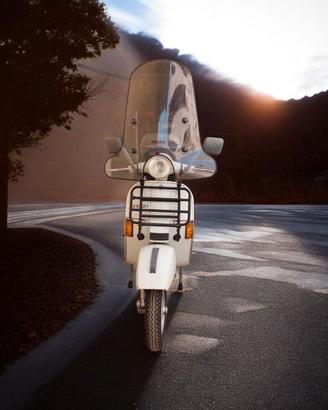 Vespa PX 200 E bianca – km reali