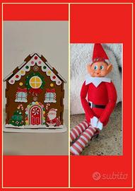 Elfo + casetta nuovi per Elf on the shelf