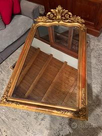 Specchio dorato 185x86cm - stile baricco/luigi XV