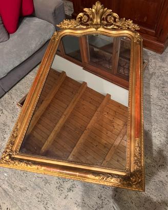 Specchio dorato 185x86cm - stile baricco/luigi XV