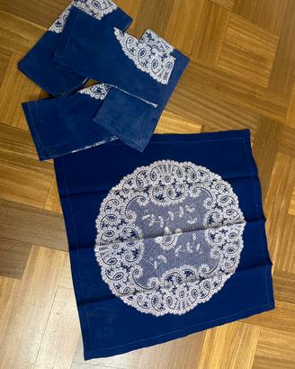 Set tovaglioli vintage anni 70