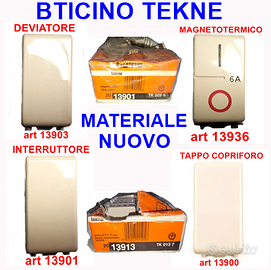 BTICINO TEKNE materiale nuovo