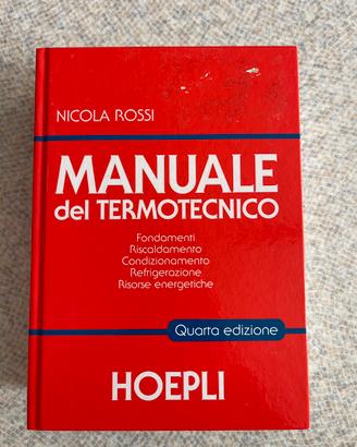 Manuale del termotecnico