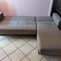 divano letto con penisola 