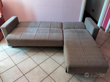 divano letto con penisola 