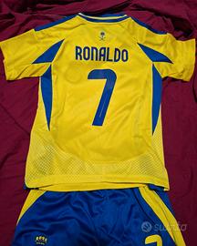 Maglia e Pantalone bambino All-Nassr Ronaldo. Nuov