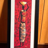 Quadri rettangolari tema Africa