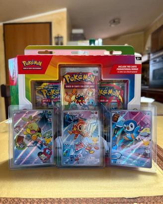 Carte Pokemon Turtwig Chimchar Piplup