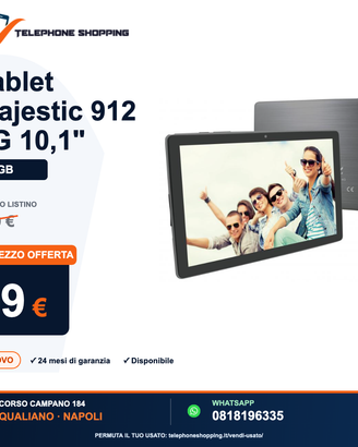 Tablet Majestic 912 4G 10,1" 64GB