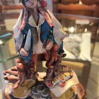 statuina presepe vintage pescatore 