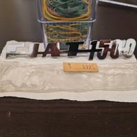 Scritta Fiat 1500 nuova - Fondo di magazzino