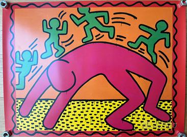 Poster vintage HARING KEITH UNTITLED  1982 (CA
