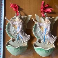 Coppia Acquasantiere originali anni ‘40