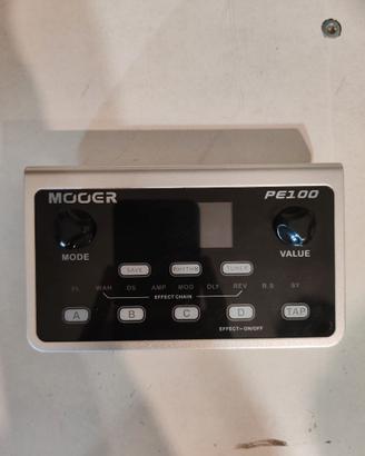 Mooer PE100 Processore Multieffetto per Chitarra