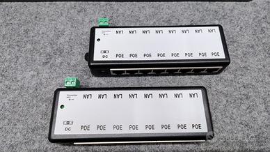 Coppia iniettori POE 8 porte