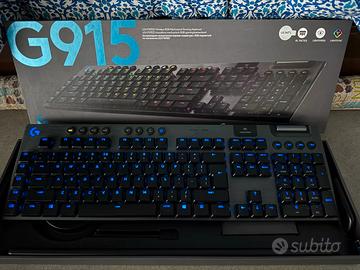 Logitech G915 Full, LIGHTSPEED, Switch Tattile
