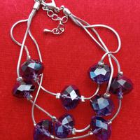 BRACCIALE PIETRE AMETISTA 