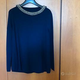 Maglia elegante blu scuro