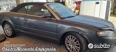 Ricambi Audi A4 cabrio 1.8 turbo benz