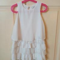 🤍 Mini Abito Twinset a balze 🦢