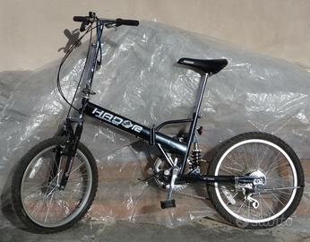 Bici pieghevole biammortizzata cambio 5 rapporti