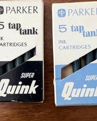 Cartucce Parker Super Quink anni ‘60