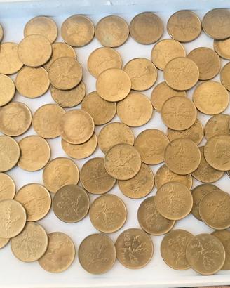89 monete da 20 lire