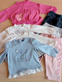 lotto bambina taglia 12-18 mesi