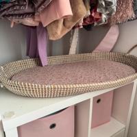 fasciatoio in vimini con materassino