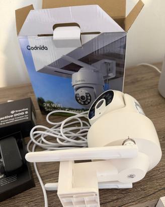 2K Telecamera Wi-Fi Esterno con vista a 360