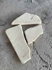 Palladiana in marmo bianco