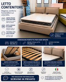 Letto Contenitore Imbottito